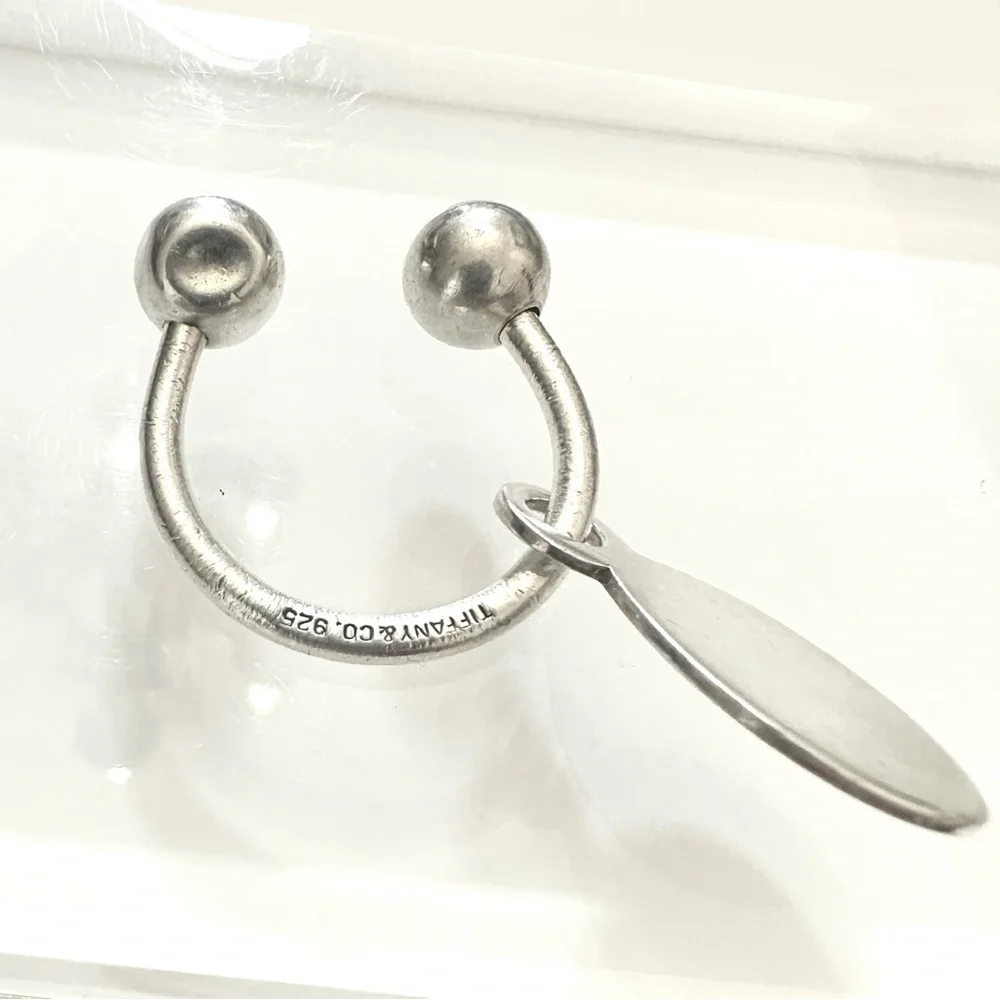 ❌SOLD❌ 💎 Tiffany & Co. Sterling Silver 'RETURN TO TIFFANY' Dog Tag Keyring - Picture 6 of 13